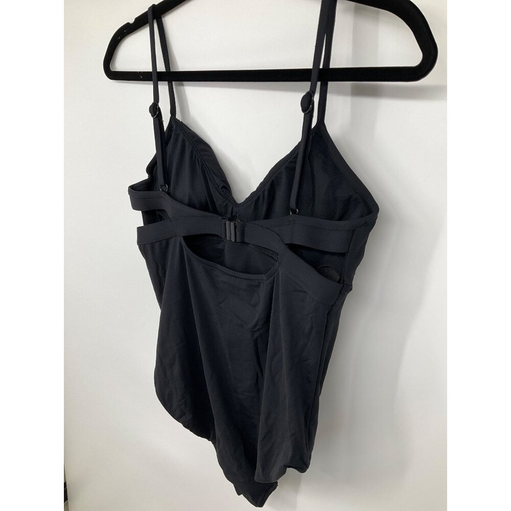Seafolly Australia size 14 Black Open Back Women's One-piece - Picture 6 of 10